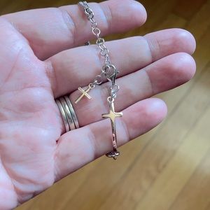 QVC sterling 925 with rose gold accents bracelet